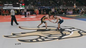 Quarterfinal - Jace Larchick, Gretna East vs Emmitt Dirks, York