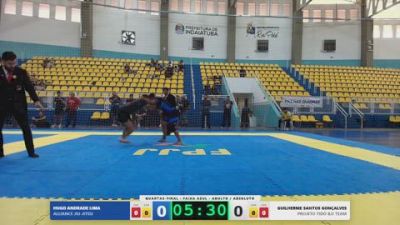 GUILHERME SANTOS GONÇALVES vs HUGO ANDRADE LIMA 2026 FPJJ Campeonato Paulista Sem Kimono