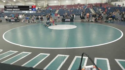 120 lbs Cons. Quarters - Santos Tizoc, Silver Creek WC vs Josiah Orozco, Denver Wrestling Academy