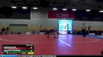 100 lbs Semifinal - Lawson Eller, Pinnacle Wrestling Club vs Brayden Teunissen, Illinois