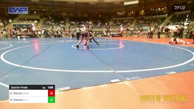 70 lbs Quarterfinal - Dominic Rocco, Neighborhood Wrestling Club vs Dominic Galvan, Elk Grove Wrestling Academy EGWA