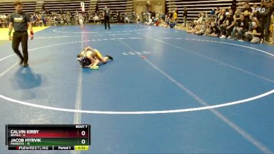 65 lbs Semis & 1st Wrestleback (8 Team) - Jacob Myrvik, Minneota vs Calvin Kirby, Bemidji