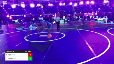 175 lbs Round Of 16 - Tyson Rice, Coyote Wrestling Club vs Connor Heron, Basement Brawlers