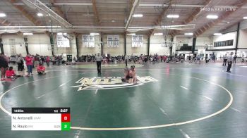 149 lbs Consi Of 16 #2 - Nikolas Antonelli, Unaffiliated vs Noah Roulo, Virginia Military Institute