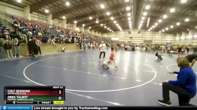 60 lbs Champ. Round 1 - Drex Talbot, Fremont Wrestling Club vs Colt Sessions, Uintah Wrestling