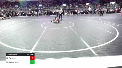 53 lbs Quarterfinal - Noah Estes, SEK Elite vs Uriah Guebara, Maize