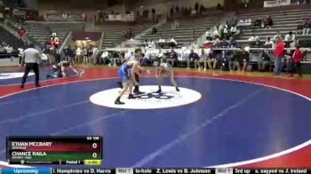 6 lbs Quarterfinal - Ethan McCrary, Heritage vs Chance Raila, Bryant High