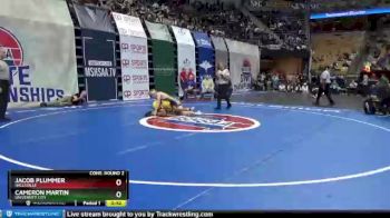 152 lbs Cons. Round 2 - Jacob Plummer, Hallsville vs Cameron Martin, University City