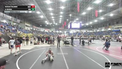 66 lbs Semifinal - Kodah Palmer, Montrose Elite vs Jj Ishida, Ridge WC