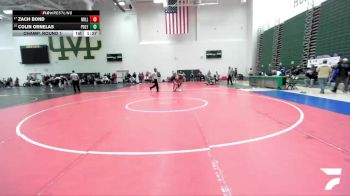 132 lbs Champ. Round 1 - Zach Bond, Simi Valley vs Colin Ornelas, Poly/Long Beach