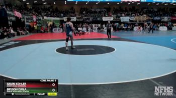 171 lbs Cons. Round 2 - Bryson Diola, Eagle River High School vs Gavin Kohler, North Pole Patriots