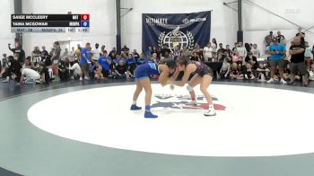 61 kg Semifinal - Saige McCleery, Mat Demon - W vs Taina McGowan, MGW Monkey Business - W