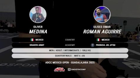 Oliver Medina vs Ulises Omar Roman Aguirre 2025 ADCC Guadalajara Open