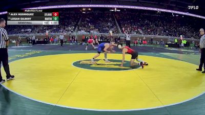 D4-120 lbs Semifinal - Alex Rodriguez, St Louis vs Logan Gilbert, Martin