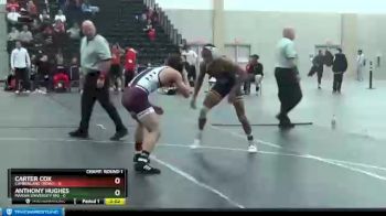 125 lbs Round 1 (16 Team) - Anthony Hughes, Marian University (IN) vs Carter Cox, Cumberland (Tenn.)