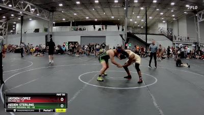 215 lbs Round 6 (8 Team) - Aeden Sterling, Pocono Regional WC vs Jayden Lopez, Myland WA