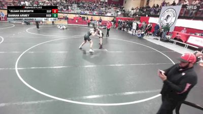 190 lbs Champ. Round 1 - Elijah Dilworth, Soda Springs vs Bannan Armey, Ridgevue High School