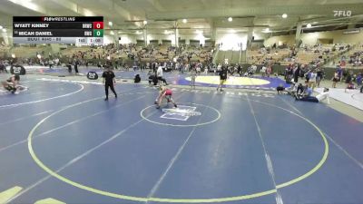 80 lbs Champ. Round 1 - Micah Daniel, Rabbit Wrestling Club vs Wyatt Kinney, Big Red Wrestling Club