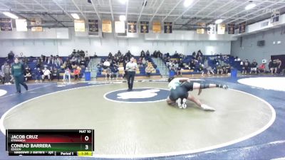 190 lbs Champ. Round 1 - Conrad Barrera, Edison vs Jacob Cruz, Etiwanda