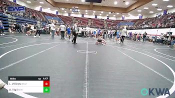 90 lbs Final - Landon Villines, Weatherford Youth Wrestling vs Abel Vigil, Team Nomad