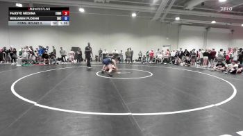 65 lbs Cons. Round 3 - Fausto Medina, Crutchmer Wrestling vs Benjamin Ploehn, Stallions Wrestling Club