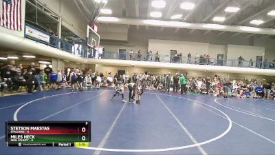 46 lbs Round 3 (4 Team) - Miles Heck, Iron County vs Stetson Maestas, Stallions