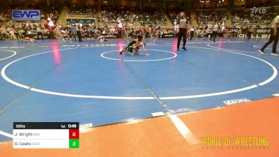 58 lbs Round Of 32 - Jaxson Wright, Bartlesville Wrestling Club vs Dallas Coats, Peer Pressure Elite