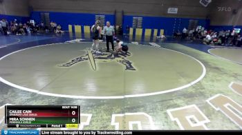 140lbs Cons. Round 6 - Mira Sonnen, Peninsula (Girls) vs Cailee Cain, Spanaway Lake (Girls)