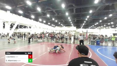 87 lbs Quarterfinal - Ivan Quintana, Center Vikings vs Estevan Altamirano, Sunnyside WC