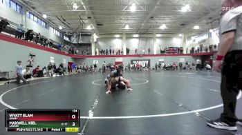 174 lbs Champ. Round 2 - Maxwell Kiel, Lander vs Wyatt Elam, UMary