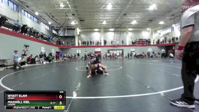 174 lbs Champ. Round 2 - Maxwell Kiel, Lander vs Wyatt Elam, UMary