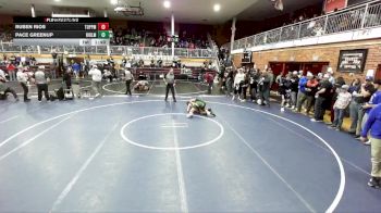 150 lbs Cons. Round 2 - Ruben Rios, Toppenish vs Pace Greenup, Ridgeline