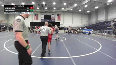 101 lbs Semifinals (4 Team) - Luke Worzel, Plainedge vs Shayne Vine, Wayne Sr HS