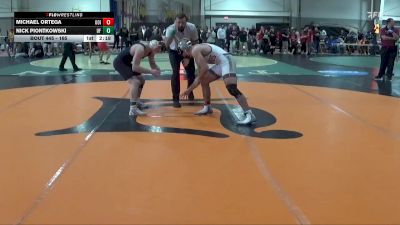 165 lbs Cons. Round 2 - Nick Piontkowski, Bellarmine vs Michael Ortega, University Of Indianapolis