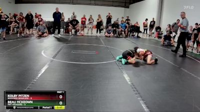 60 lbs Finals (2 Team) - Kolby Pitzen, Backyard Brawlers vs Beau McKeown, Mat Assassins