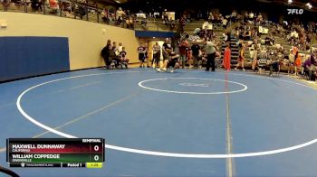 134-145 lbs Semifinal - Maxwell Dunnaway, California vs William Coppedge, Owensville