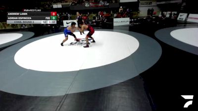 Cons. Round 2 - James Flores, Western High School Wrestling vs Dominic Galvan, Ayala High School Wrestling