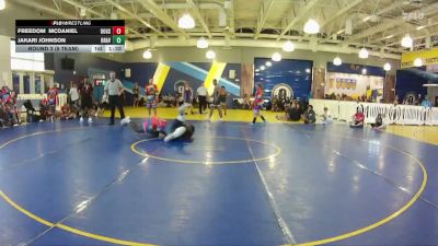 285 lbs Round 2 (8 Team) - Freedom McDaniel, Alpha Dogs vs Jakari Johnson, Braves WC