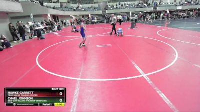 105 lbs 1st Place Match - Hawke Garrett, Team Nazar Training Center vs Chael Johnson, New Ulm Rolling Thunder Wrestling Club