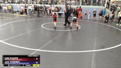 71 lbs Cons. Round 1 - Jack Voorhees, Anchorage Freestyle Wrestling Club vs Luke Plouffe, Mid Valley Wrestling Club