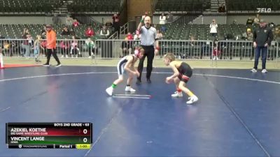 63 lbs Quarterfinal - Vincent Lange, Iowa vs Azekiel Koethe, Big Game Wrestling Club