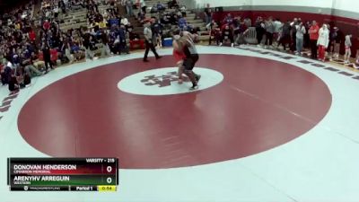 215 lbs Cons. Round 3 - Donovan Henderson, Cimarron Memorial vs Arenyhv Arreguin, Western