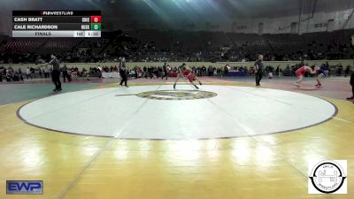 113 lbs Final - Cash Bratt, Chickasha Wrestling vs Cale Richardson, Husky Wrestling Club