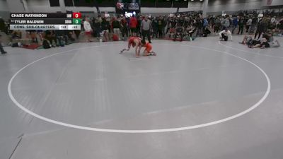 120 lbs Cons. Sub-quarters - Chase Watkinson, Immortal Athletics WC vs Tyler Baldwin, South Dakota