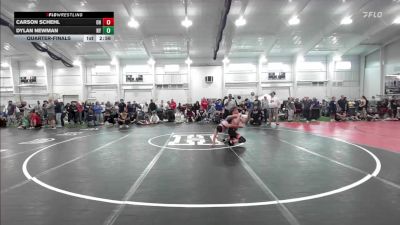 E-132 lbs Quarterfinal - Carson Schehl, OH vs Dylan Newman, NY
