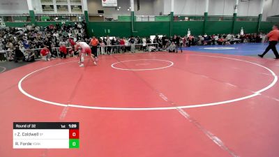 190 lbs Round Of 32 - Zach Caldwell, St Francis vs Ronan Forde, Yorktown