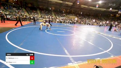 58 lbs Consi Of 4 - Cecil Nelson, ReZults Wrestling vs Boaz Diaz, Big Game WC