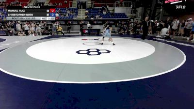 132 lbs Champ. Rd Of 128 - Manuel Ruiz, CA vs Christopher Noto, NY