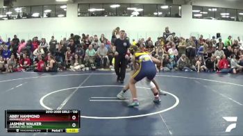 130 lbs Quarterfinal - Abby Hammond, Hudsonville WC vs Jasmine Walker, Algonac Mat Rats