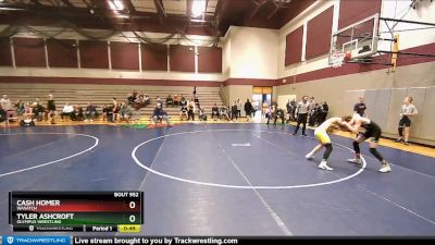 117 lbs Cons. Round 4 - Cash Homer, Wasatch vs Tyler Ashcroft, Olympus Wrestling